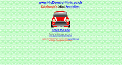Desktop Screenshot of mcdonald-minis.co.uk
